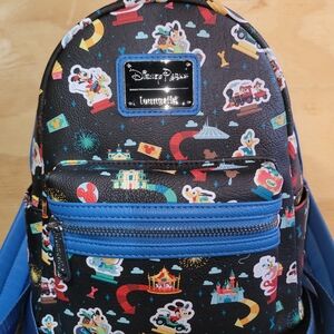 Disney Parks Loungefly Disneyland Attractions Icons Loungefly Mini Backpack